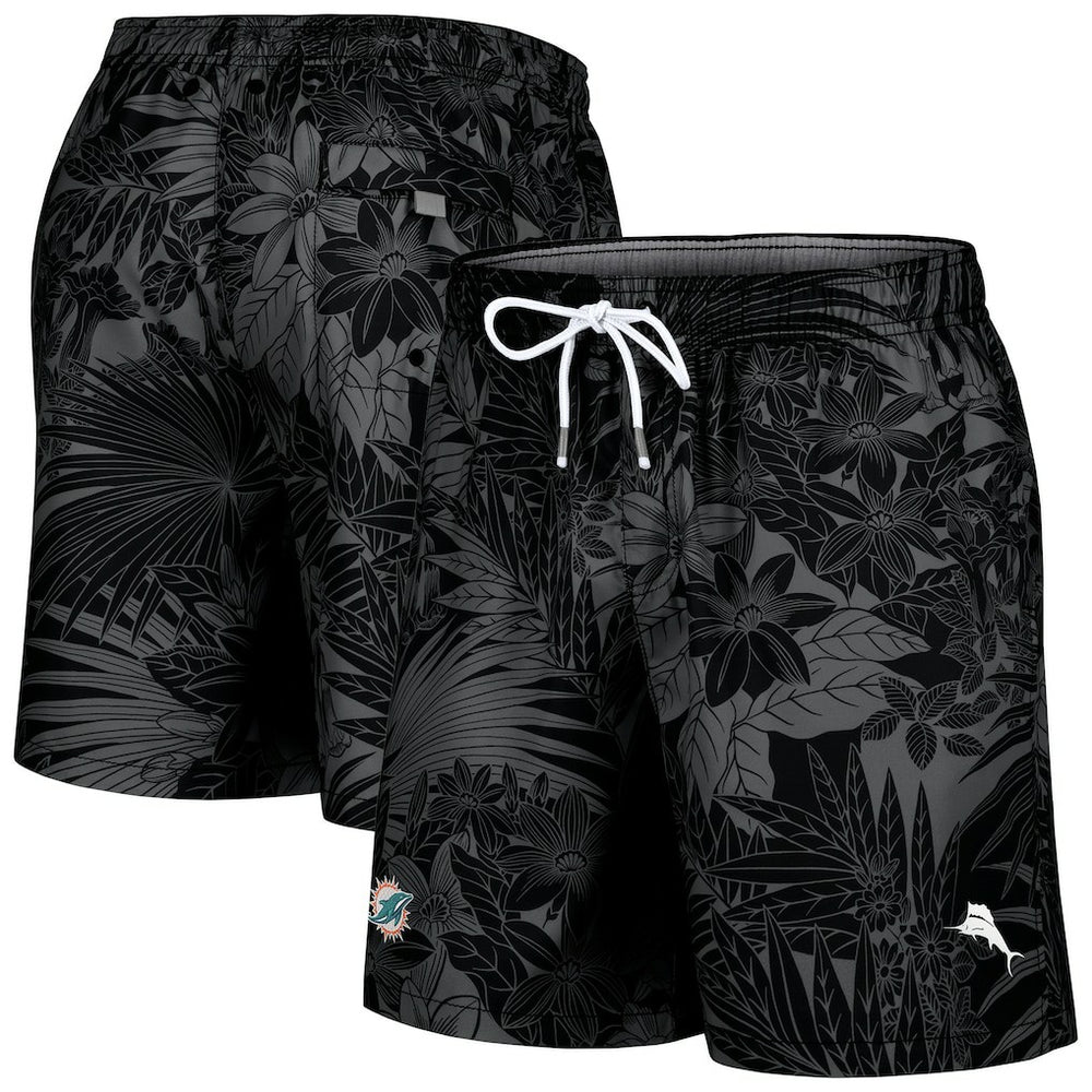 Miami Dolphins Santiago Palms Board Shorts Black
