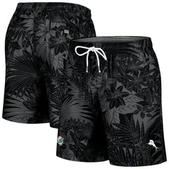 Miami Dolphins Santiago Palms Board Shorts Black