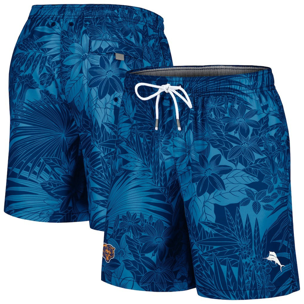 Chicago Bears Santiago Palms Board Shorts Navy
