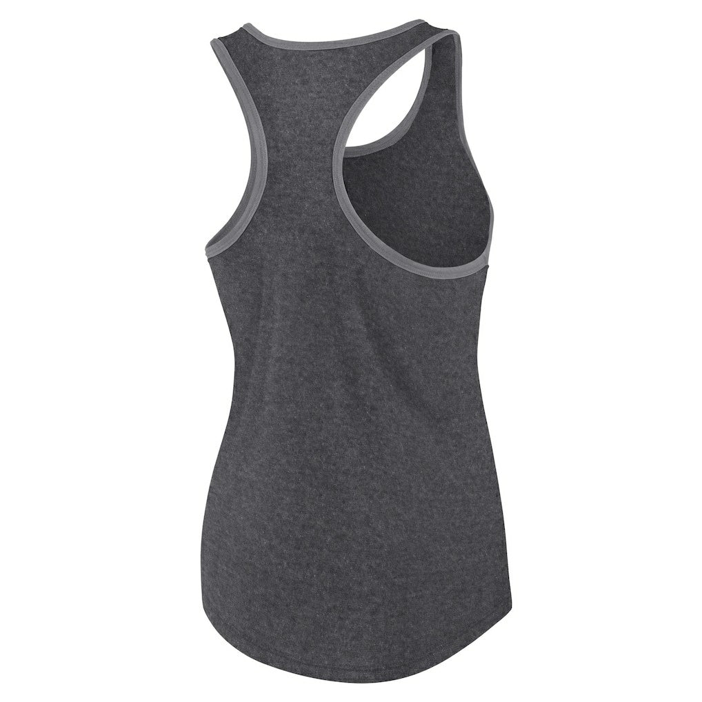 Cincinnati Bengals Women's Plus Size Fuel Tank Top Heather Black