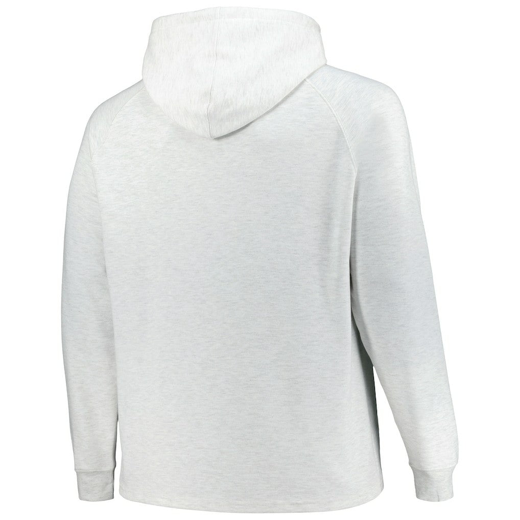 Golden State Warriors Big & Tall Raglan Tri-Blend Pullover Hoodie Ash