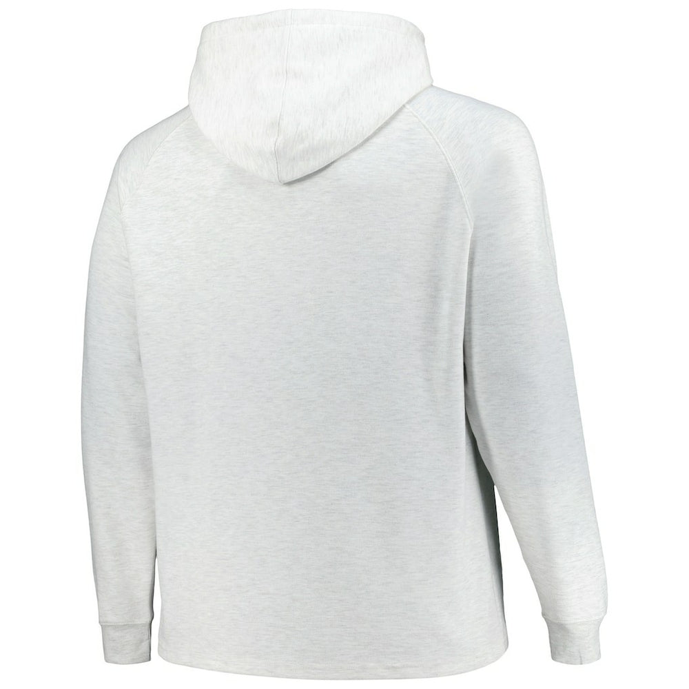 Golden State Warriors Big & Tall Raglan Tri-Blend Pullover Hoodie Ash