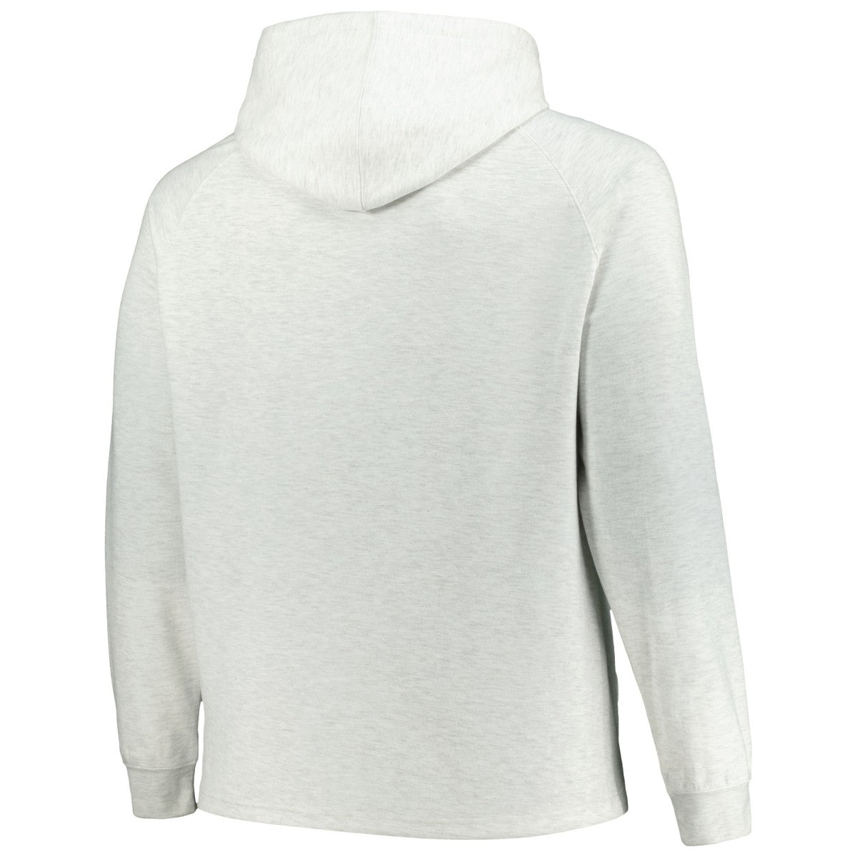 Milwaukee Bucks Big & Tall Raglan Tri-Blend Pullover Hoodie Ash