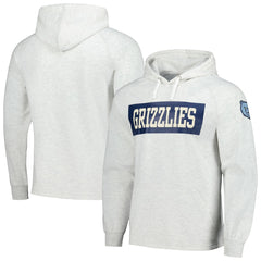 Memphis Grizzlies Softhand Raglan Tri-Blend Pullover Hoodie Ash