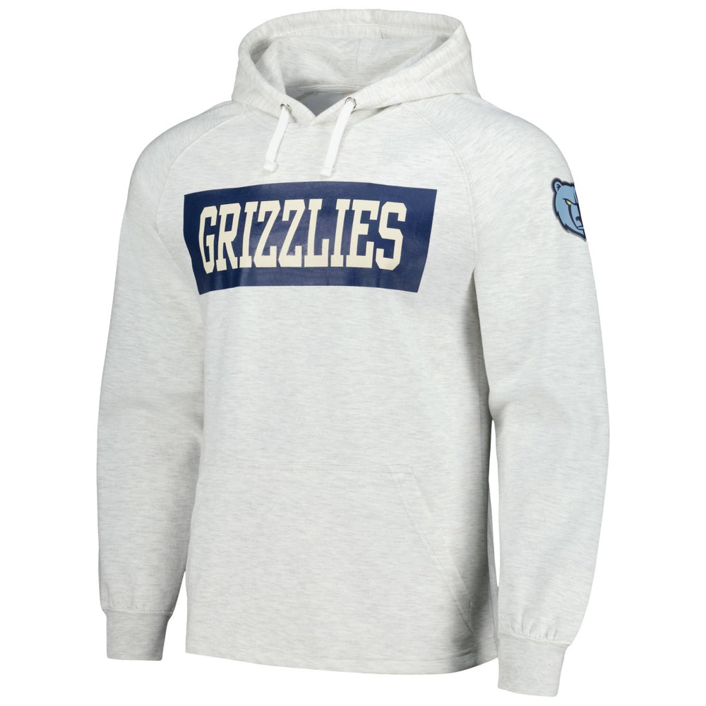 Memphis Grizzlies Softhand Raglan Tri-Blend Pullover Hoodie Ash