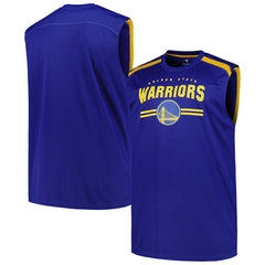 Golden State Warriors Big & Tall Birdseye Muscle Tank Top Royal