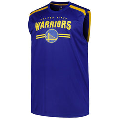 Golden State Warriors Big & Tall Birdseye Muscle Tank Top Royal