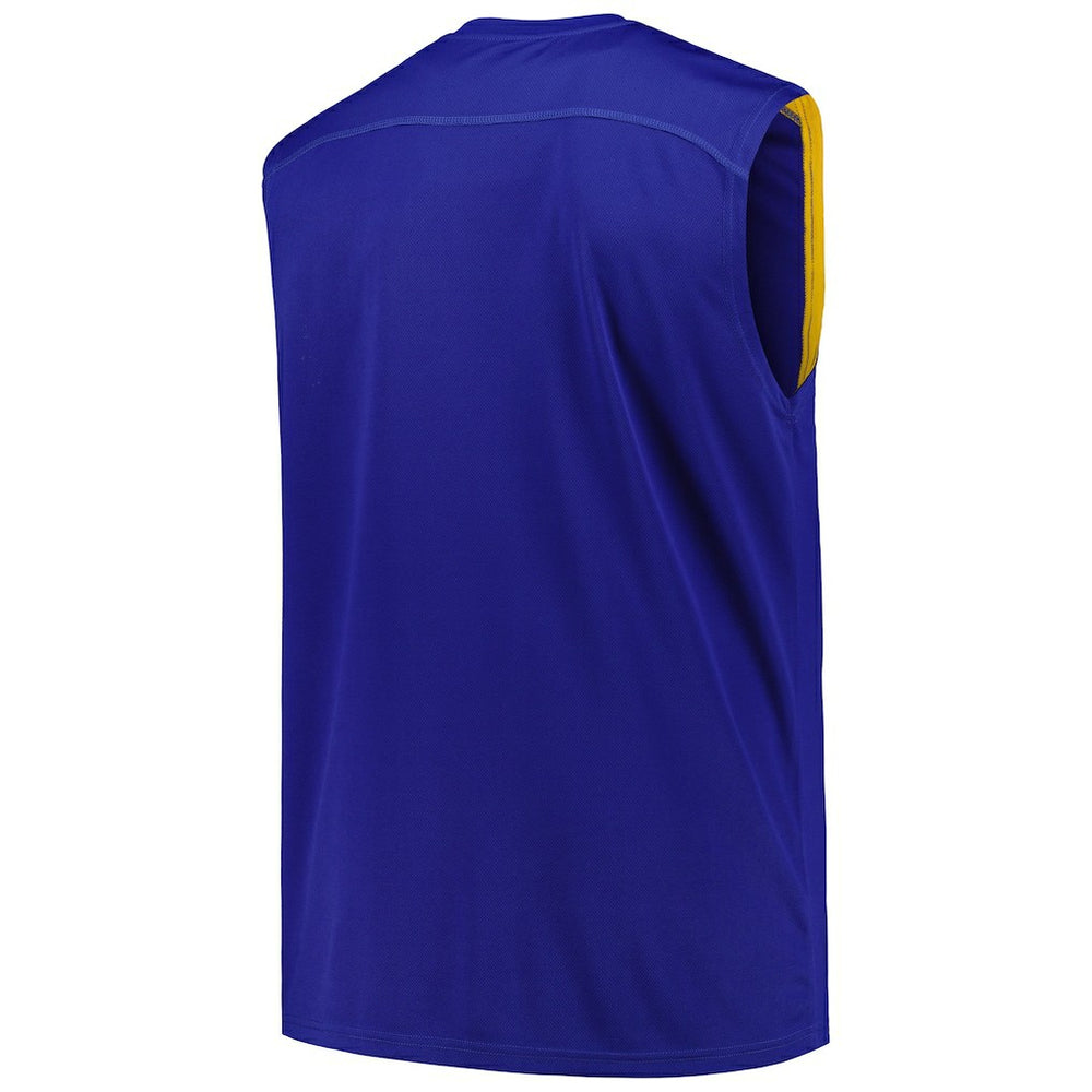 Golden State Warriors Big & Tall Birdseye Muscle Tank Top Royal