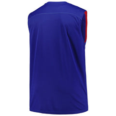 Philadelphia 76ers Big & Tall Birdseye Muscle Tank Top Royal