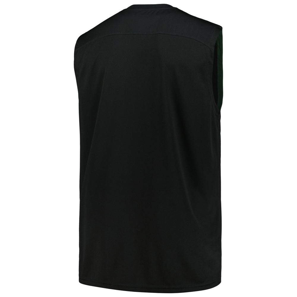 Milwaukee Bucks Big & Tall Birdseye Muscle Tank Top Black