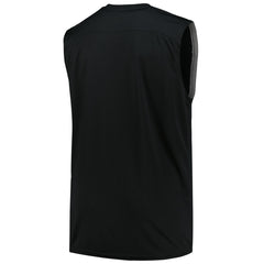 San Antonio Spurs Big & Tall Birdseye Muscle Tank Top Black