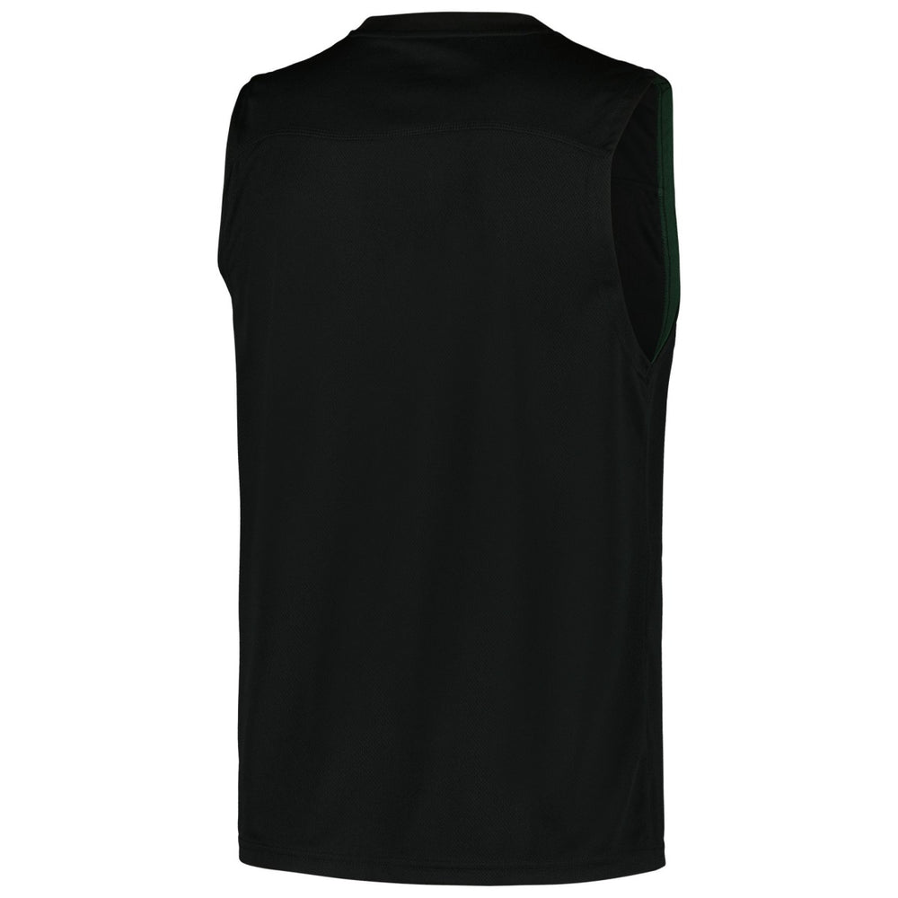 Milwaukee Bucks Birdseye Muscle Tank Top Black