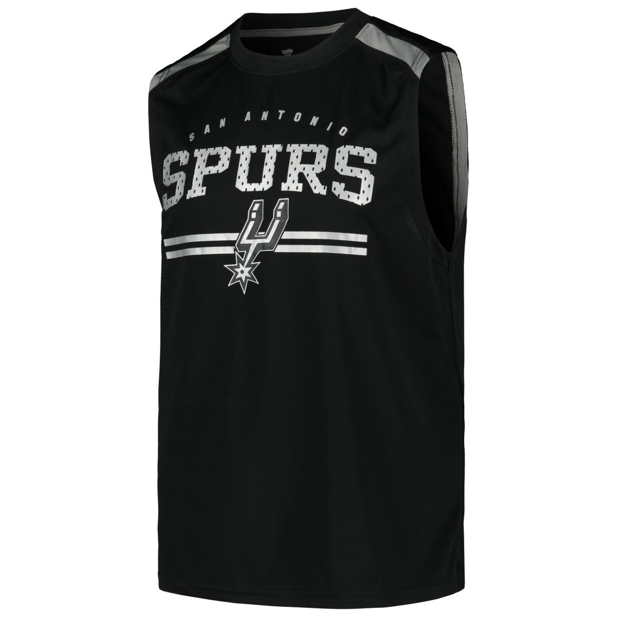 San Antonio Spurs Birdseye Muscle Tank Top Black