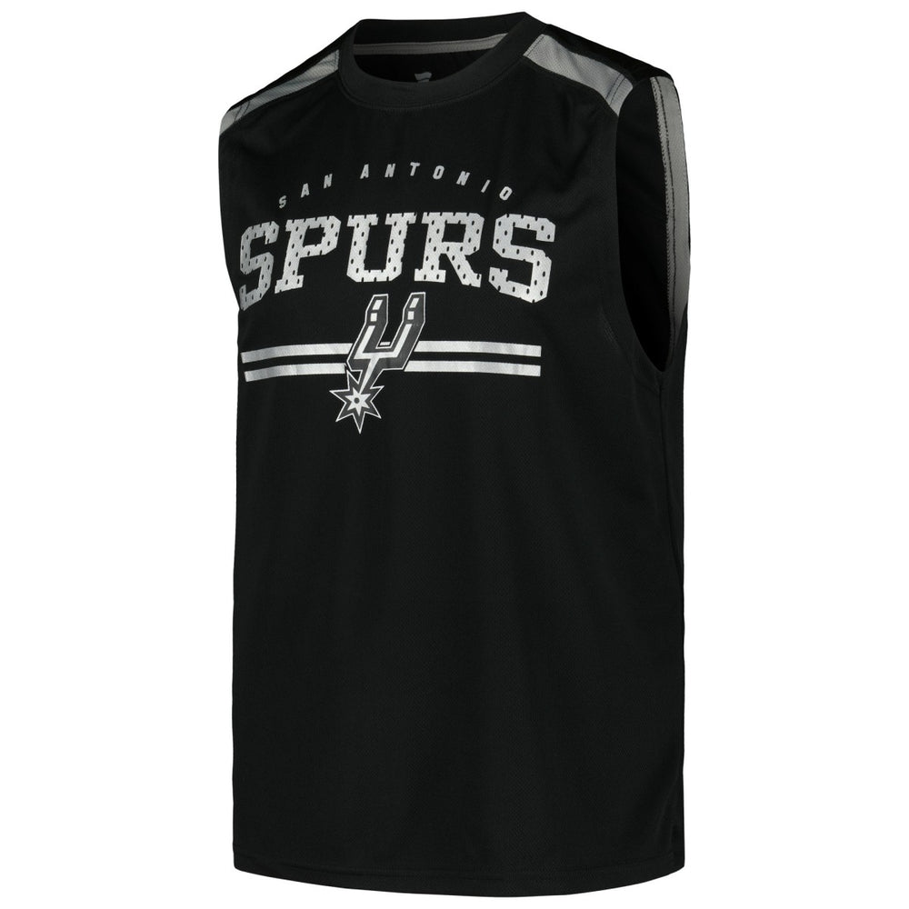 San Antonio Spurs Birdseye Muscle Tank Top Black