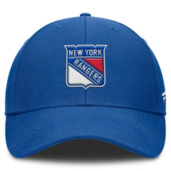 NHL New York Rangers Fanatics Tore Adjustable Hat - Blue