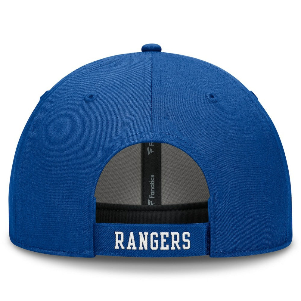 NHL New York Rangers Fanatics Tore Adjustable Hat - Blue