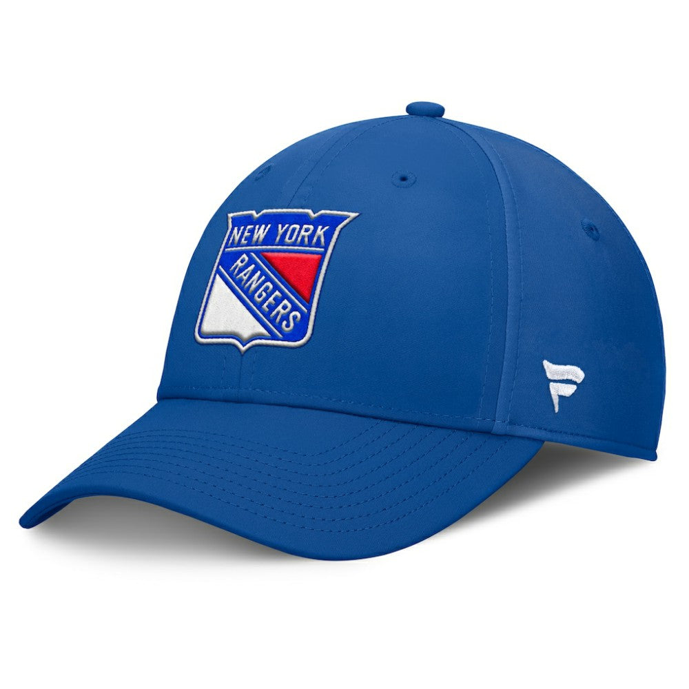 NHL New York Rangers Fanatics Core Primary Logo Flex Hat - Royal