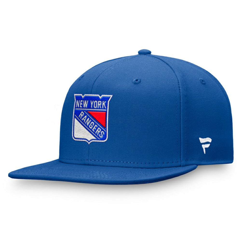 NHL New York Rangers Fanatics Core Primary Logo Fitted Hat - Royal