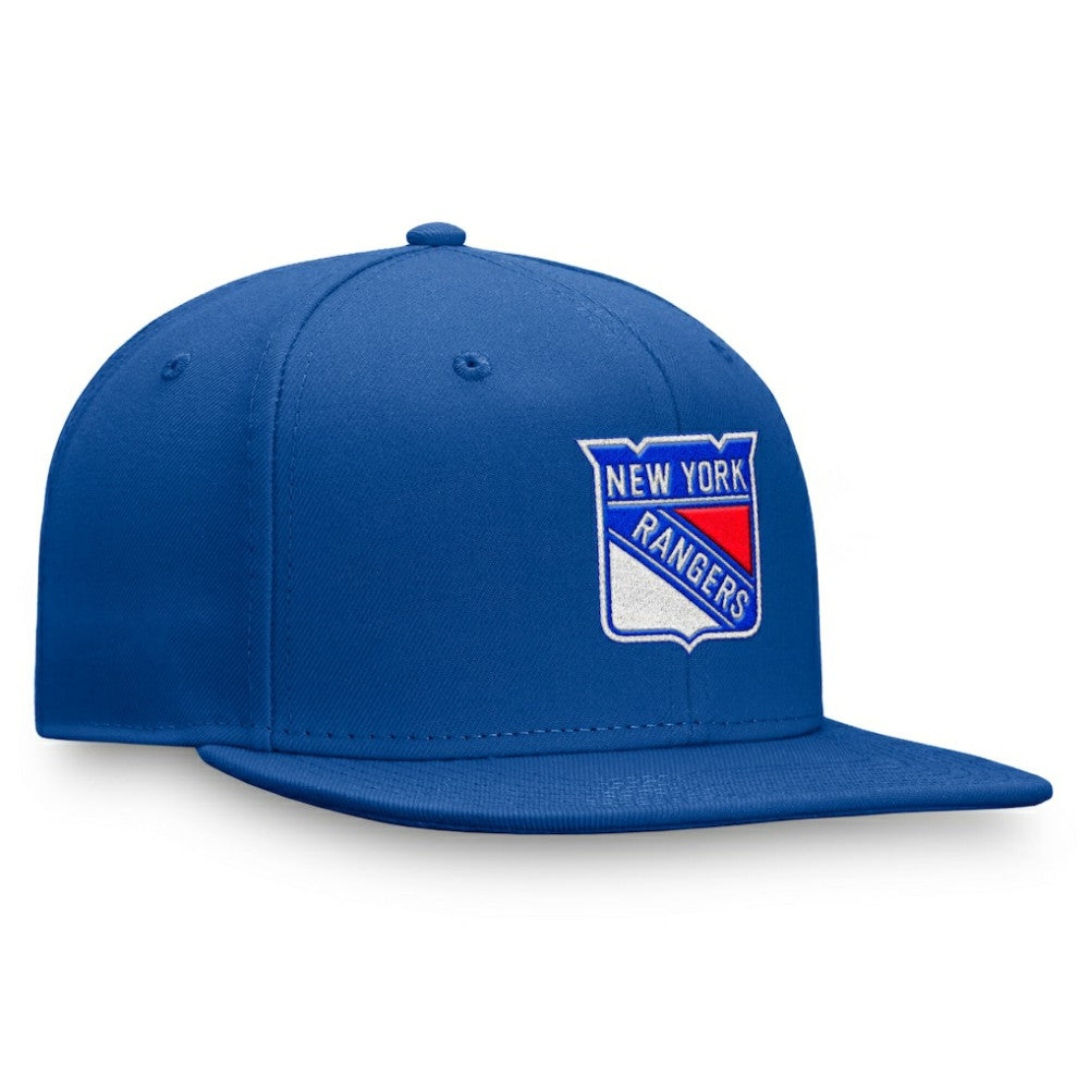 NHL New York Rangers Fanatics Core Primary Logo Fitted Hat - Royal