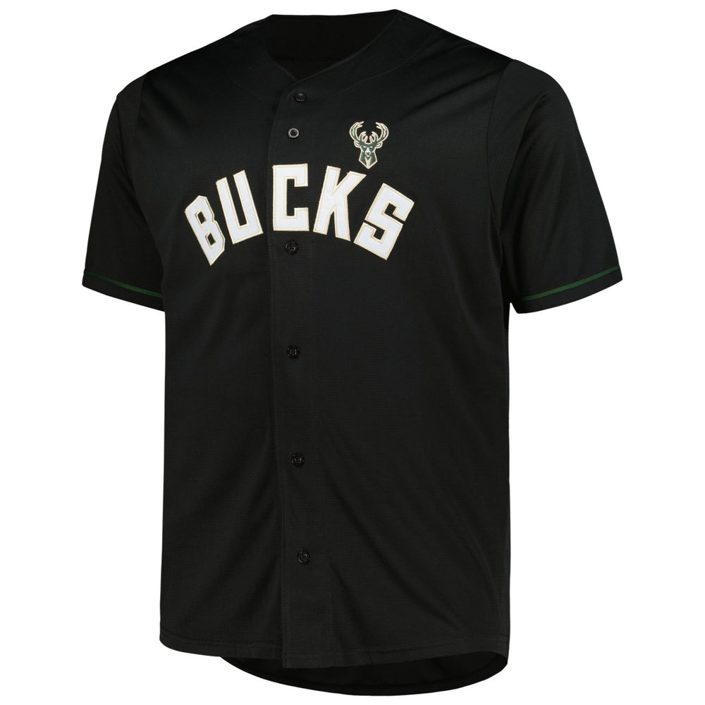 Milwaukee Bucks Profile Big & Tall Pop Jersey Black
