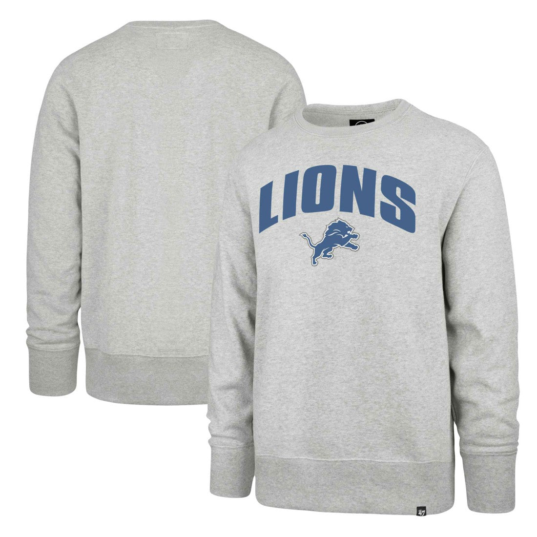 Detroit Lions '47 Headline Pullover Sweatshirt Gray