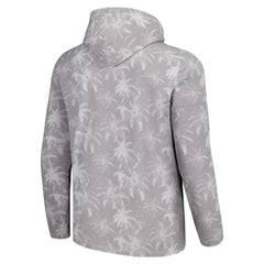 San Francisco Giants Tommy Bahama Palm Frenzy Hoodie Long Sleeve T-Shirt - Gray Hoodies