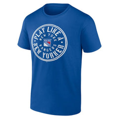 NHL New York Rangers Fanatics Local T-Shirt - Blue