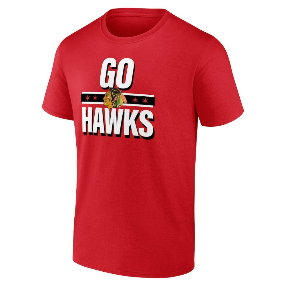 NHL Chicago Blackhawks Fanatics Local T-Shirt - Red