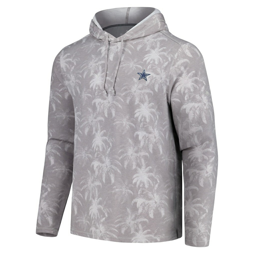 Dallas Cowboys Palm Frenzy Hoodie Long Sleeve T-Shirt Gray