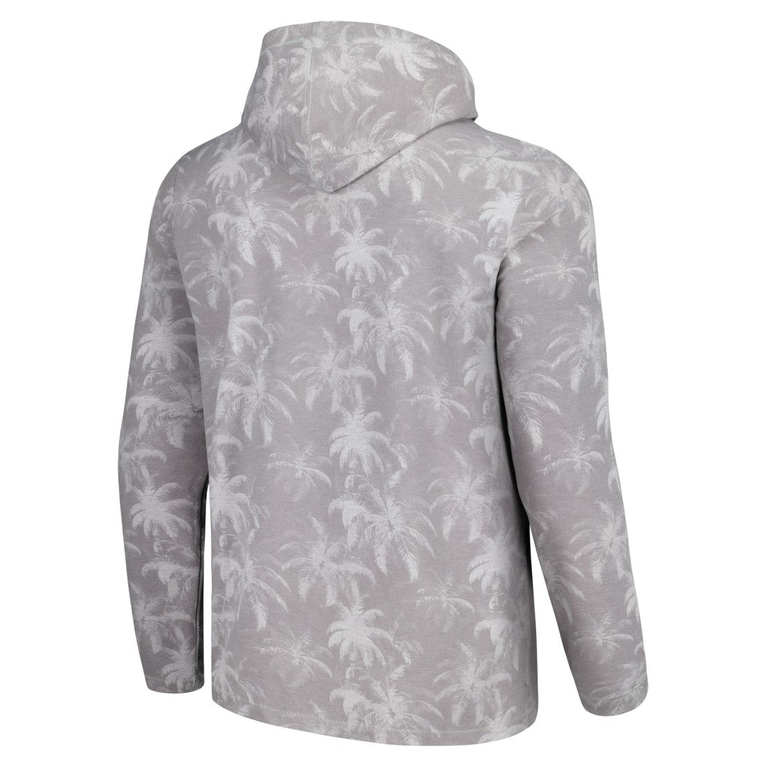 Detroit Lions Palm Frenzy Hoodie Long Sleeve T-Shirt Gray