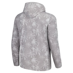 Detroit Lions Palm Frenzy Hoodie Long Sleeve T-Shirt Gray