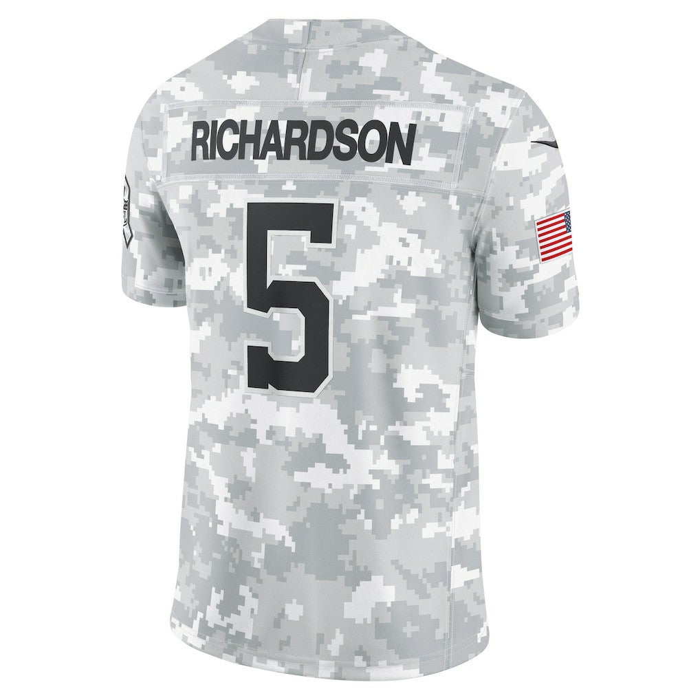 Anthony Richardson Indianapolis Colts 2024 Salute to Service Limited Jersey Arctic Camo