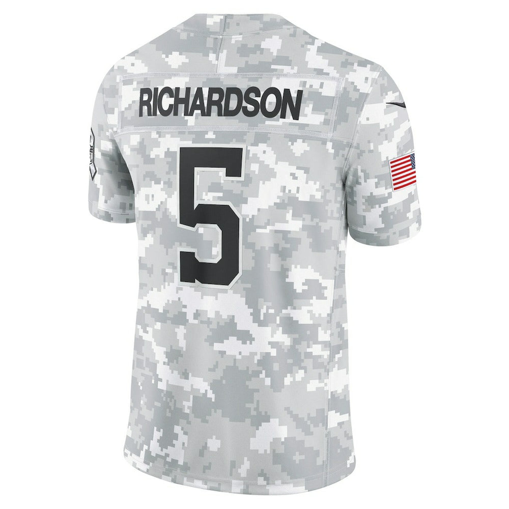 Anthony Richardson Indianapolis Colts 2024 Salute to Service Limited Jersey Arctic Camo