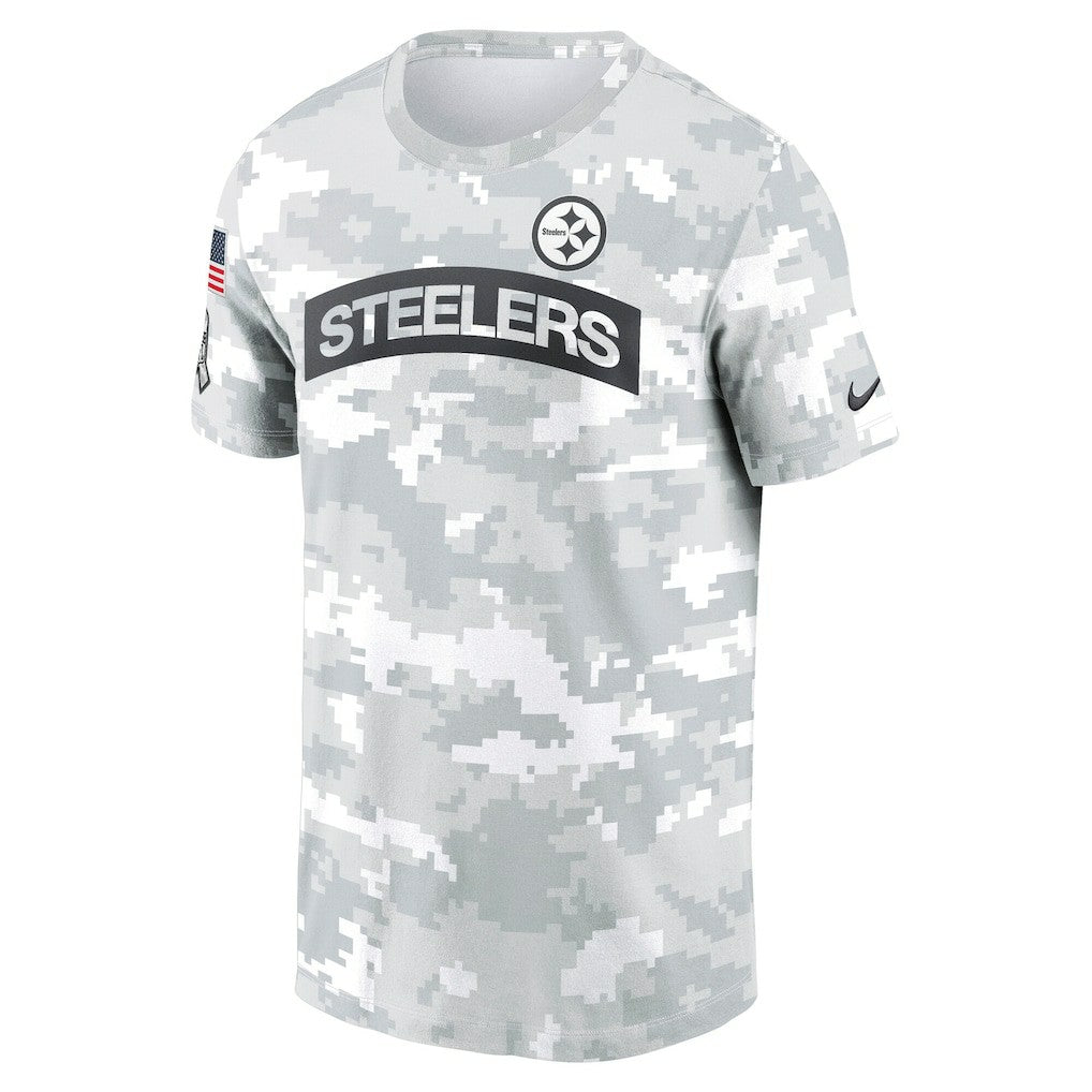 Pittsburgh Steelers 2024 Salute To Service Performance T-Shirt Arctic Camo