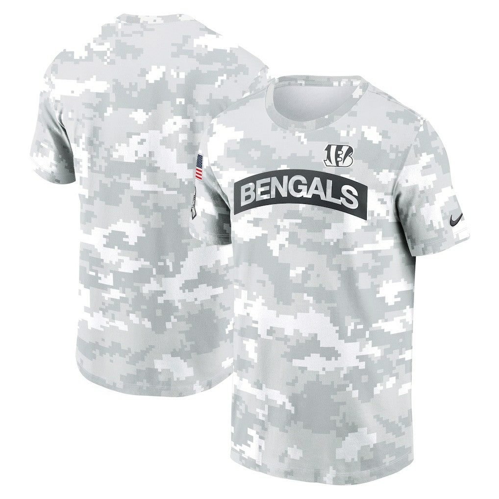 Cincinnati Bengals 2024 Salute To Service Big & Tall Performance T-Shirt White