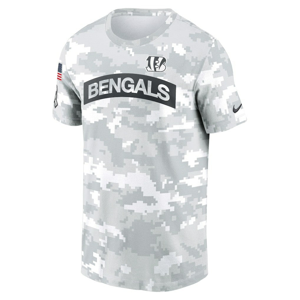 Cincinnati Bengals 2024 Salute To Service Big & Tall Performance T-Shirt White