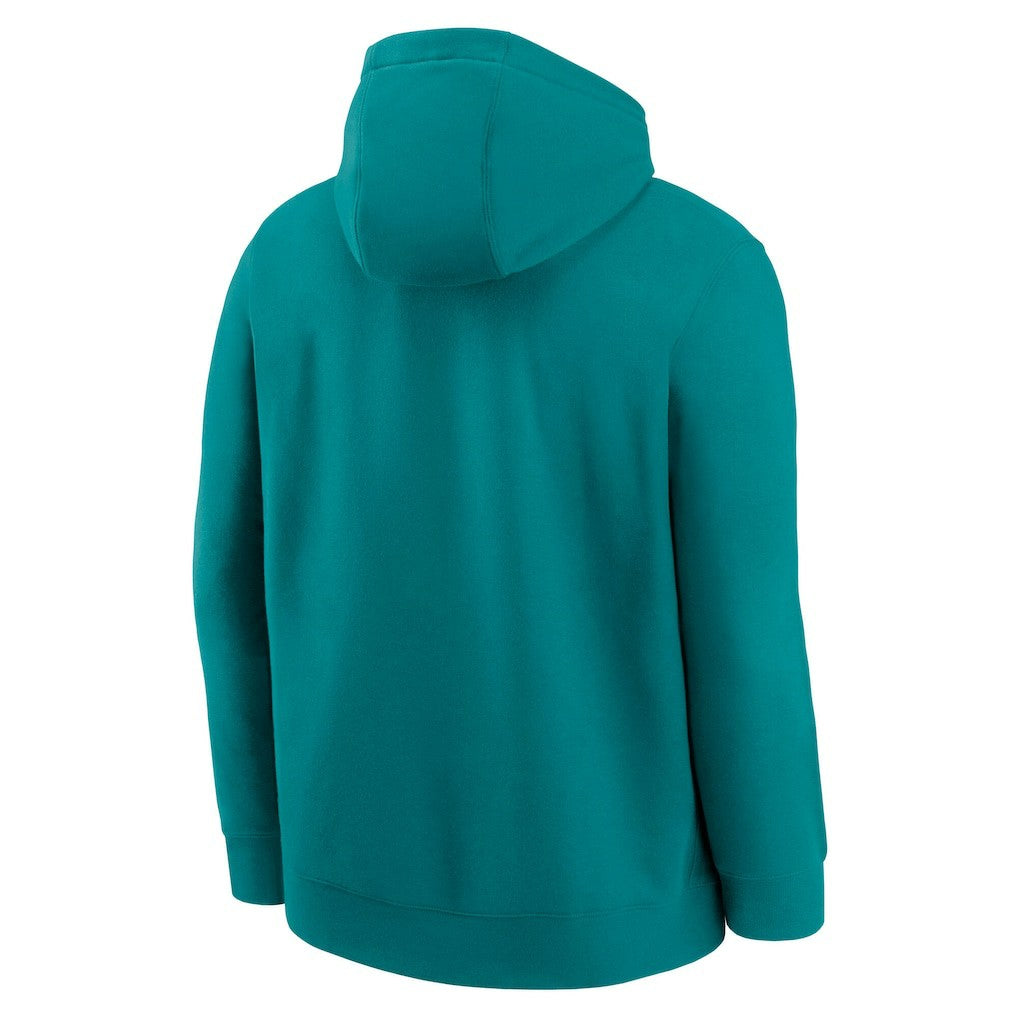 Miami Dolphins Rewind Club Logo Pullover Hoodie Aqua