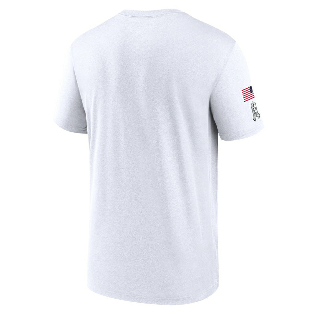 Cleveland Browns 2024 Salute To Service Legend Performance T-Shirt White