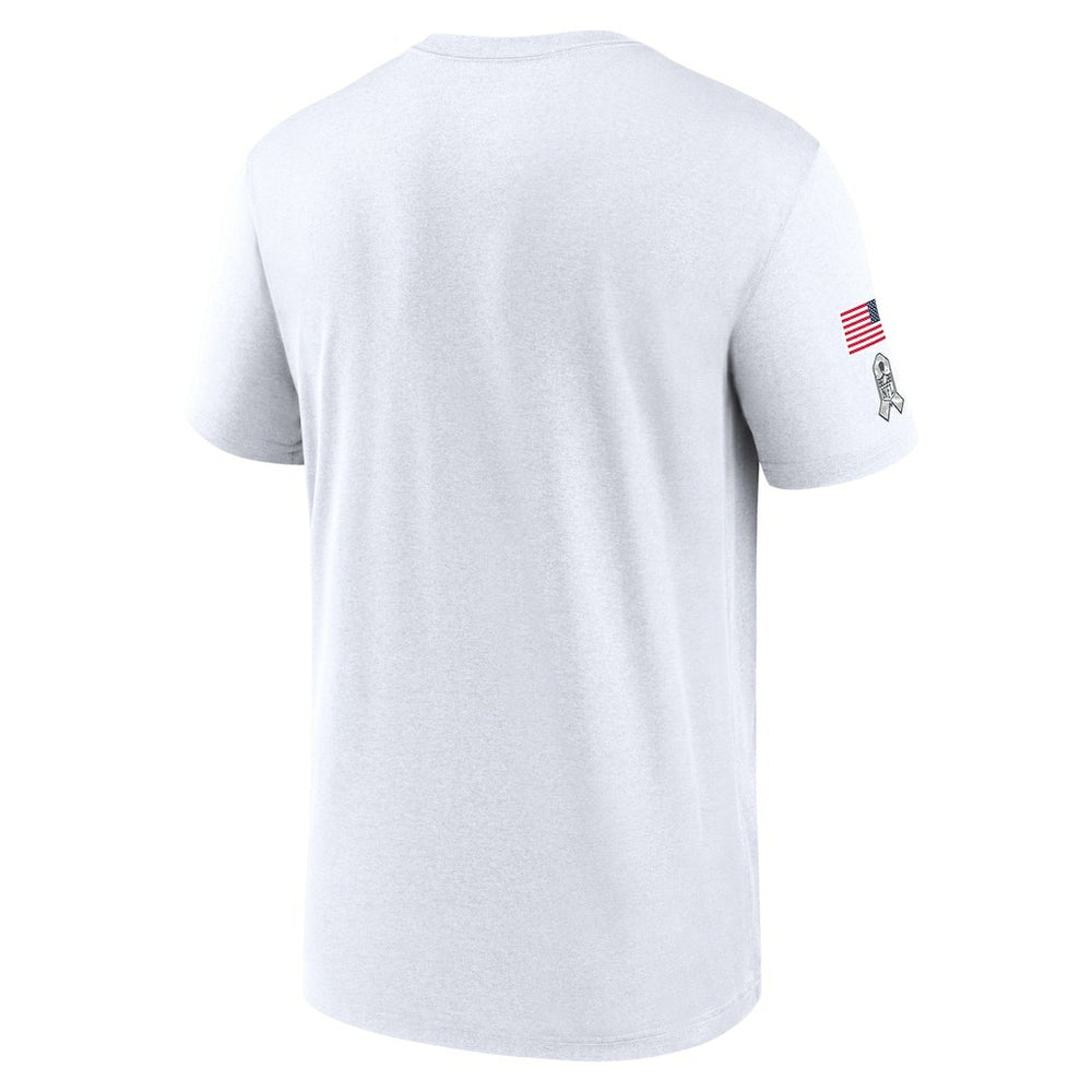New Orleans Saints 2024 Salute To Service Legend Performance T-Shirt White