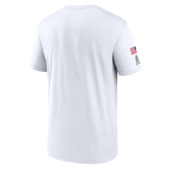 New Orleans Saints 2024 Salute To Service Legend Performance T-Shirt White
