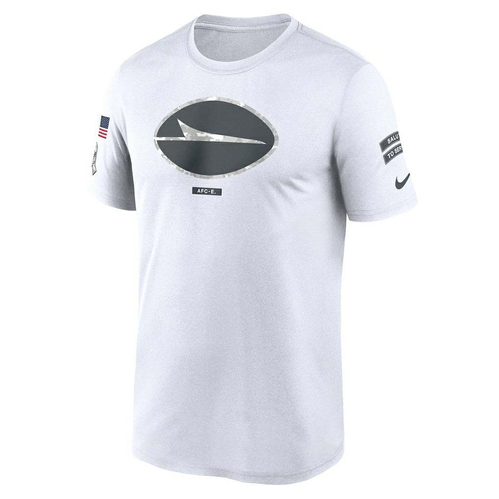 New York Jets 2024 Salute To Service Legend Performance T-Shirt White