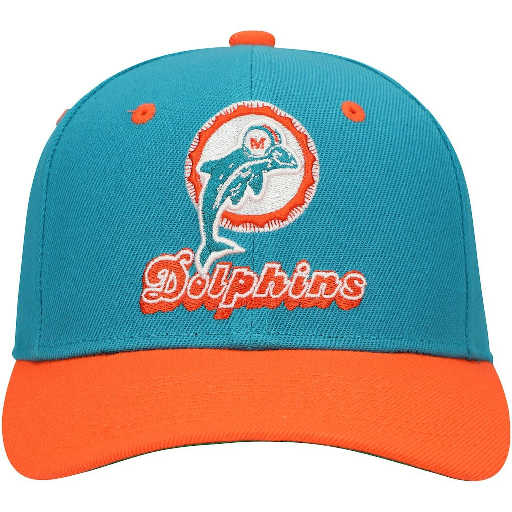 Miami Dolphins Youth All In 2.0 Adjustable Hat Aqua