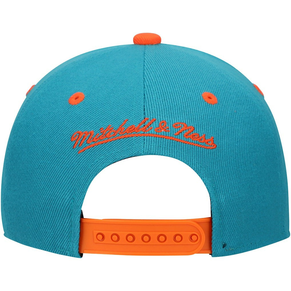Miami Dolphins Youth All In 2.0 Adjustable Hat Aqua