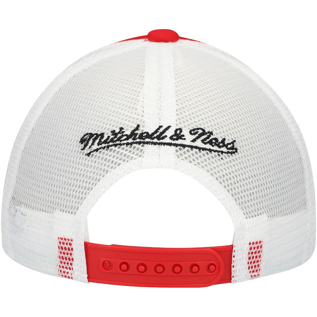 San Francisco 49ers Youth Stripe Trucker Adjustable Hat Scarlet