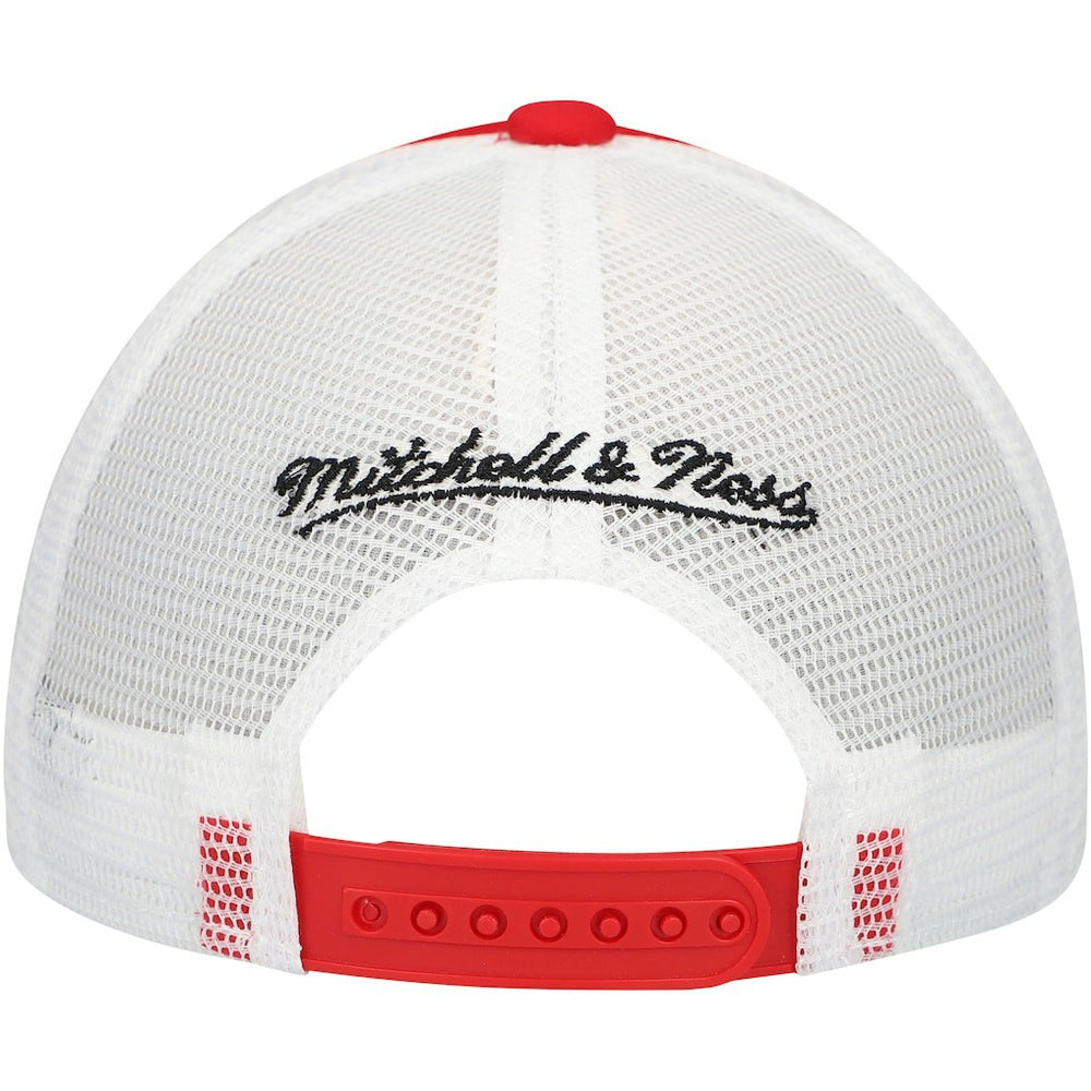 San Francisco 49ers Youth Stripe Trucker Adjustable Hat Scarlet
