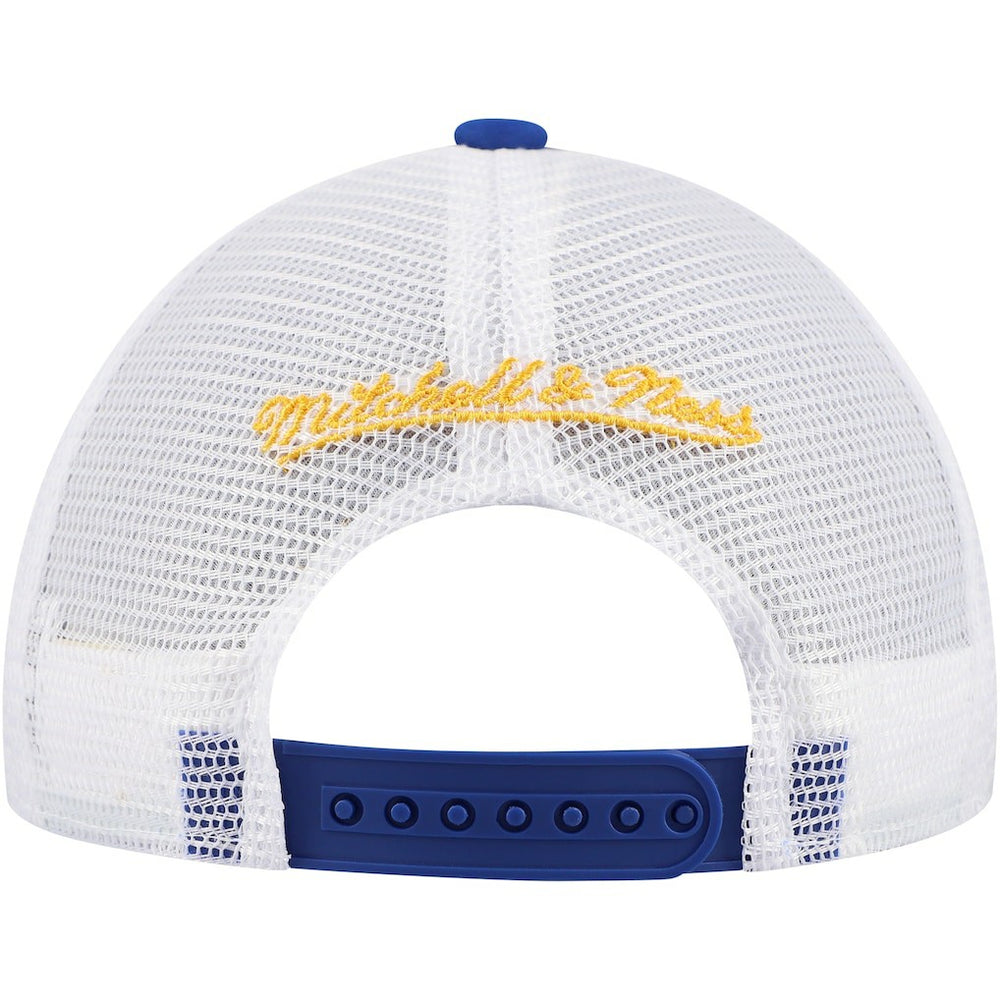 Los Angeles Rams Youth Stripe Trucker Adjustable Hat Royal