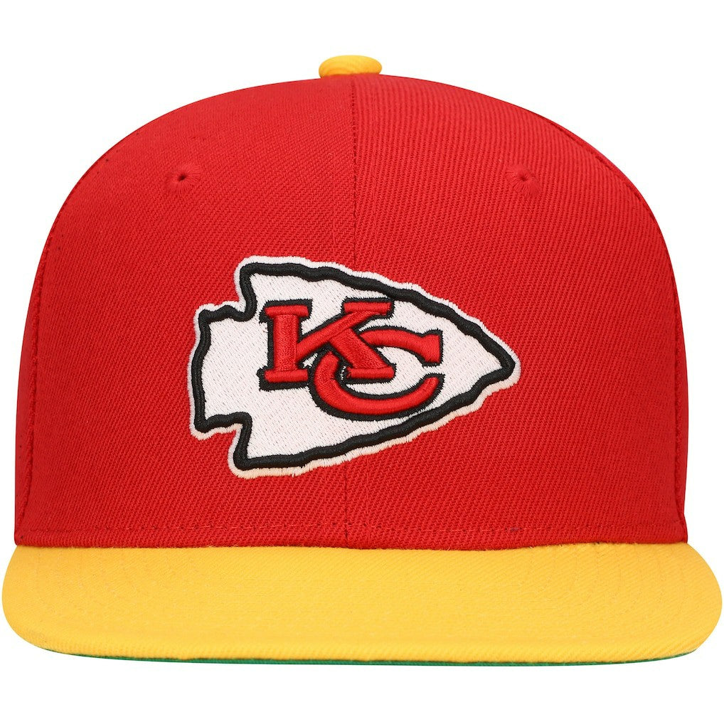 Kansas City Chiefs Youth Team Two-Tone Snapback Hat Red
