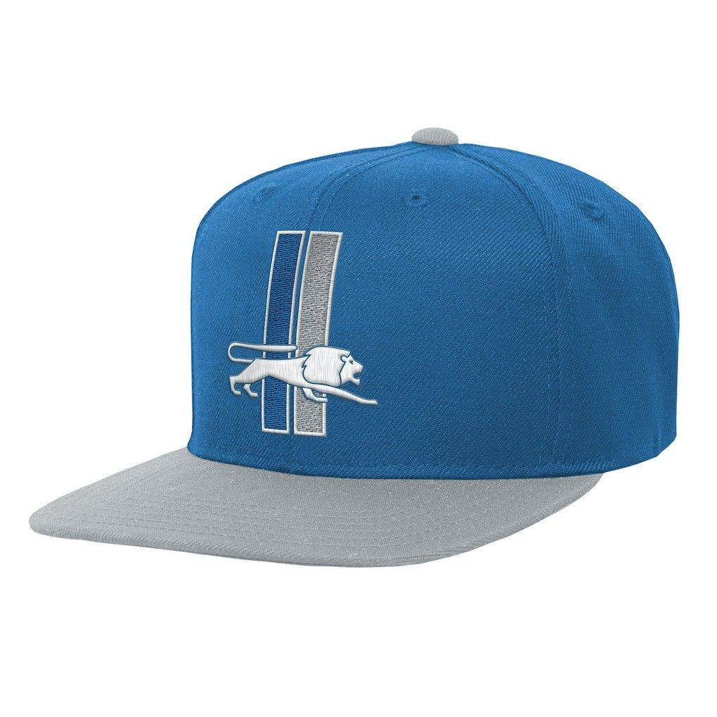 Detroit Lions Youth Team Two-Tone Snapback Hat Blue