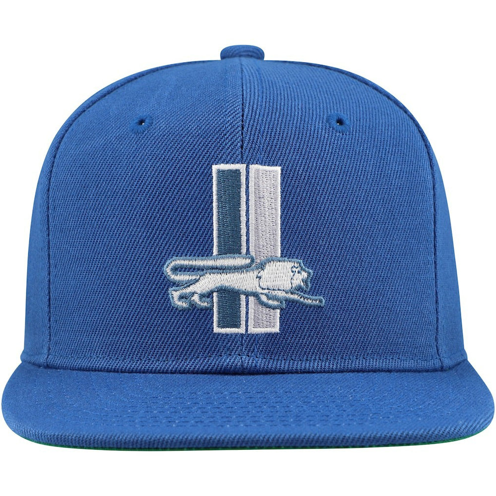 Detroit Lions Youth Gridiron Classics Ground Snapback Hat Blue