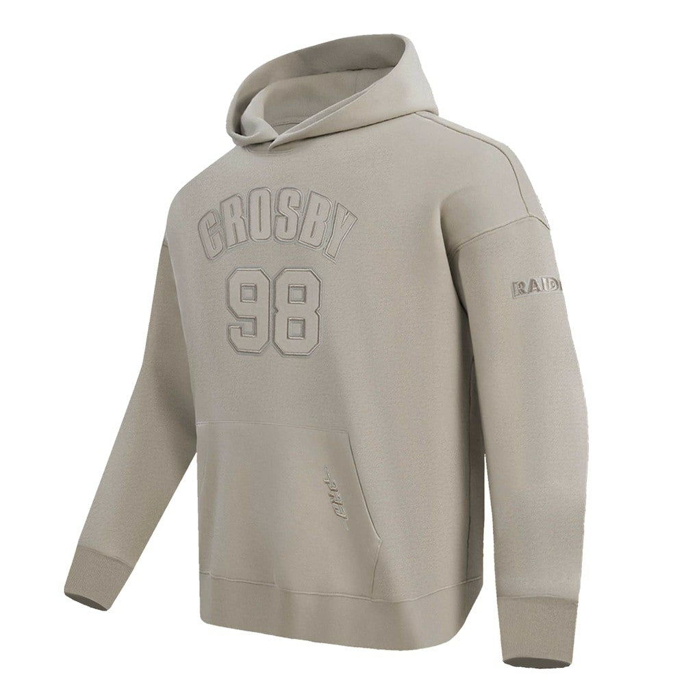 Maxx Crosby Las Vegas Raiders Pro Standard Player Name & Number Pullover Hoodie Tan